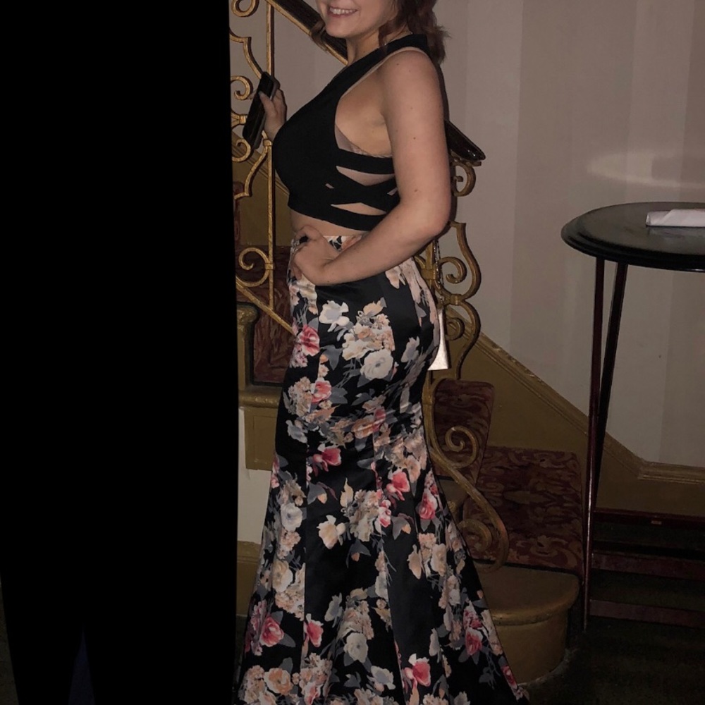 Mermaid Style Two-Piece Prom Dress